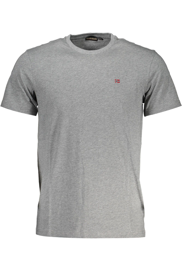 3453NAPAPIJRI T-SHIRT MANICHE CORTE UOMO GRIGIO