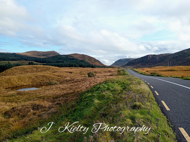 The Windy Gap, in the Ox Mountains, County Sligo. 