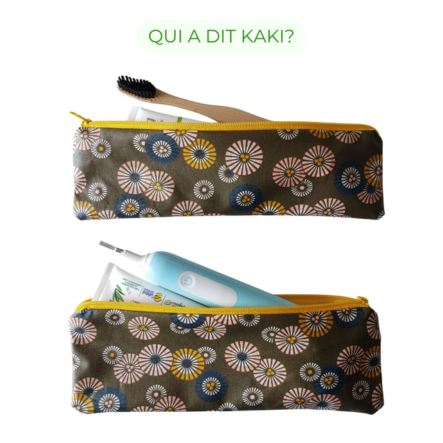 Étui pour brosse à dents et dentifrice - Divers motifs