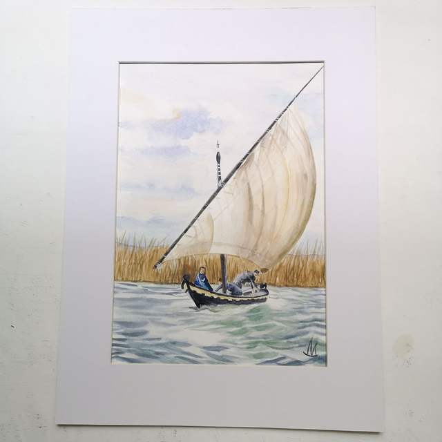 Vela Latina en la Albufera