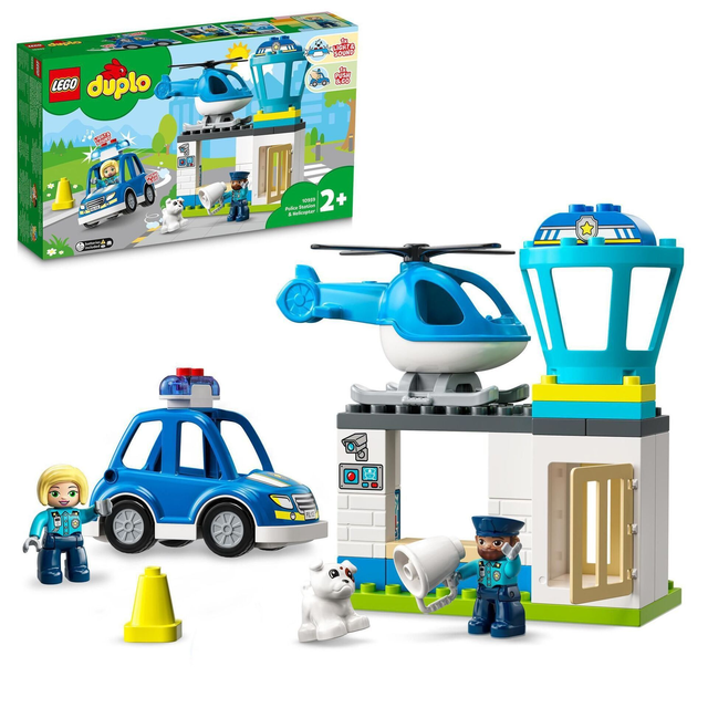 Duplo Polizeistation mit Hubschrauber 10959