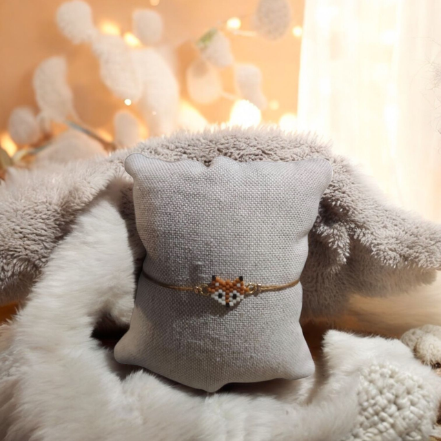 Bracelet enfant renard tête