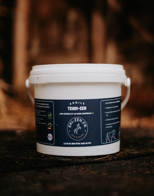 TENDI-ZEN – Cataplasme d’argile pour chevaux Effet rafraichissant