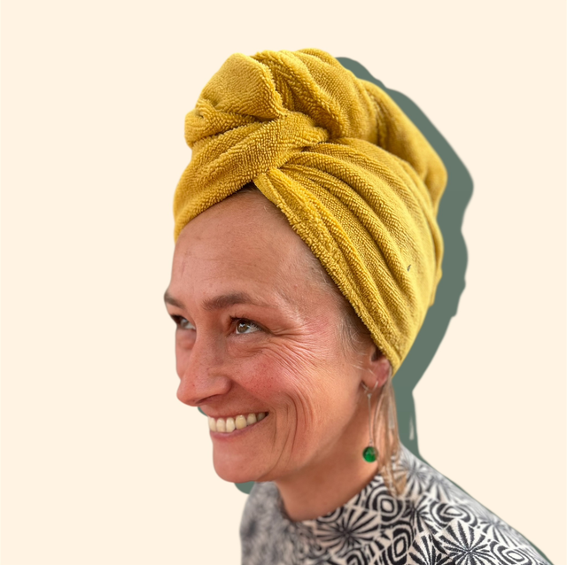 Serviette à cheveux éponge Oeko-Tex standard 100