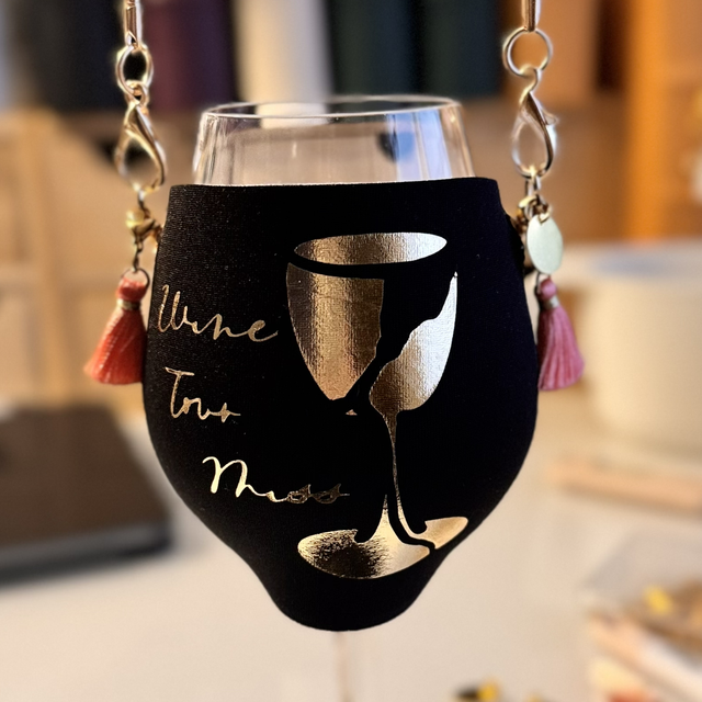 Manchon verre à vin « Wine Tour Miss »