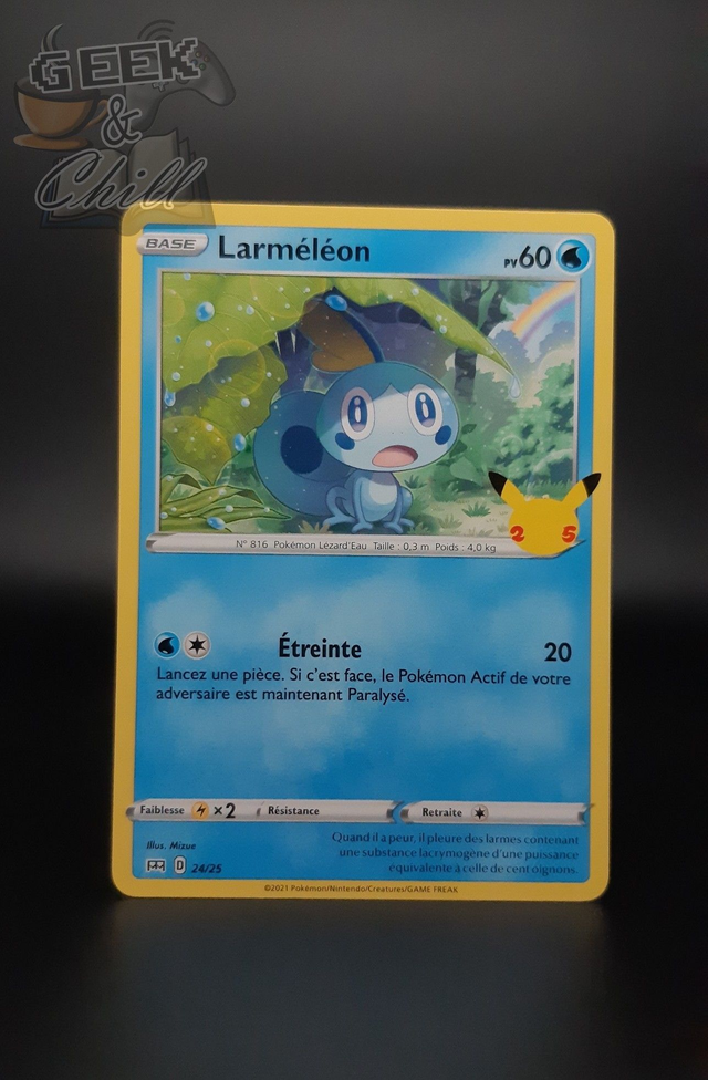 Carte Pokémon - 25th Anniversaire - Promo McDo 2021 - Larméléon