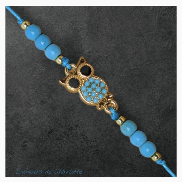 Bracelet "Turquoise" réglable T-01