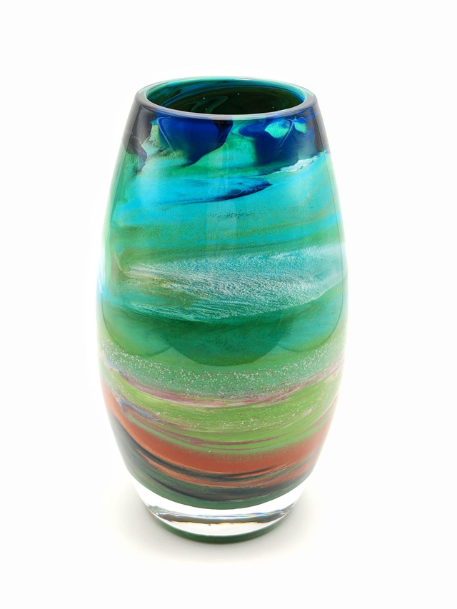 Medium Oval Harris Machair Glass Vessel