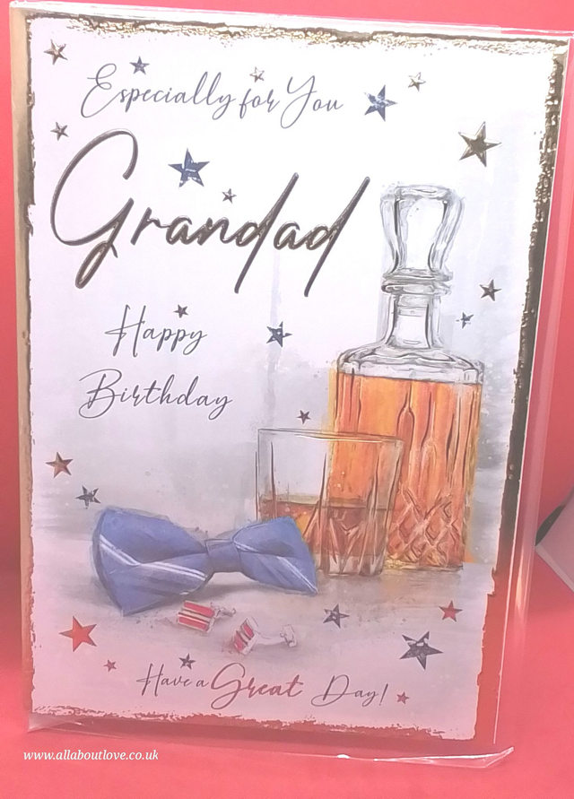 Grandad Birthday Card Quality Card Lovely Design 