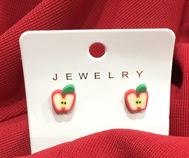 Children Red Earrings - CRE05