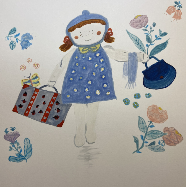 Illustration originale Doudou Mauricette