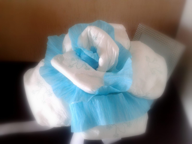 Rosa di Pannolini Artigianale