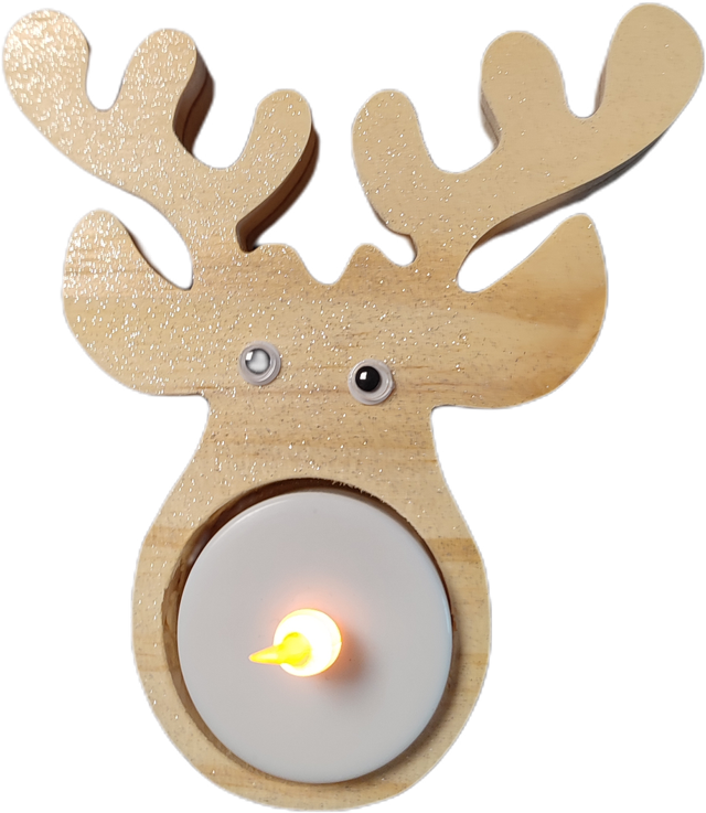 Renne bougeoir