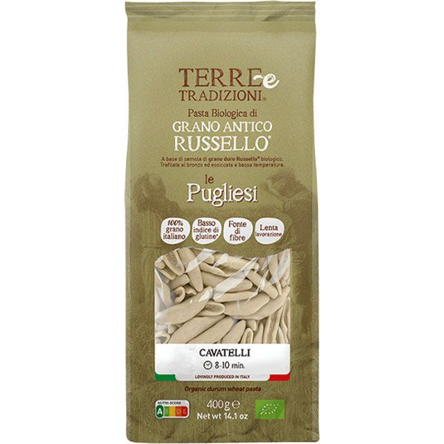 Cavatelli de blé Russello biologiques - Specialité des Pouilles