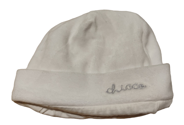 Bonnet velours blanc 1-3 mois (Chicco)