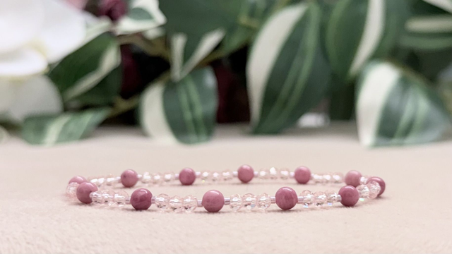 Bracelet | Rose Rhodonite - Sobre
