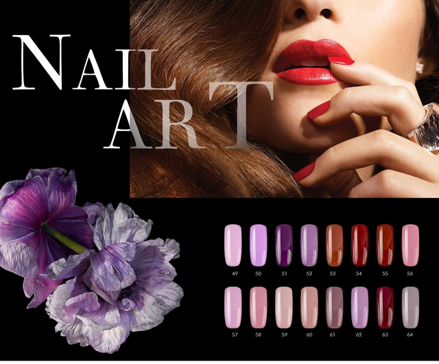 Lilly nail art 12ml Gel nail polish #051-#075