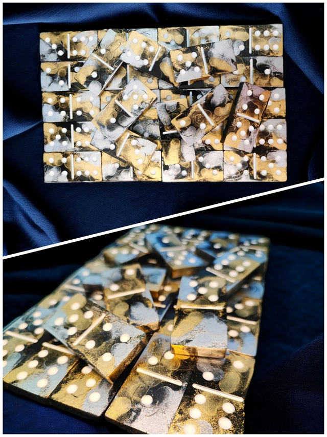 Jeu de DOMINOS – métallisé