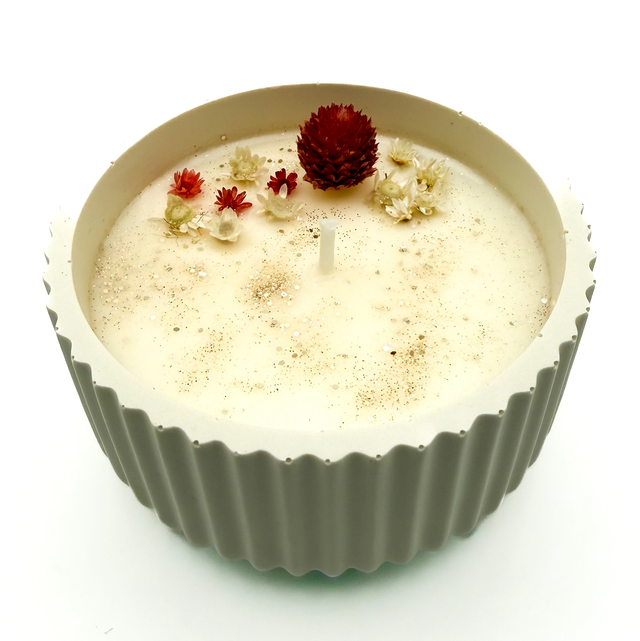 Bougie artisanale parfumée - « Blanche-Neige »