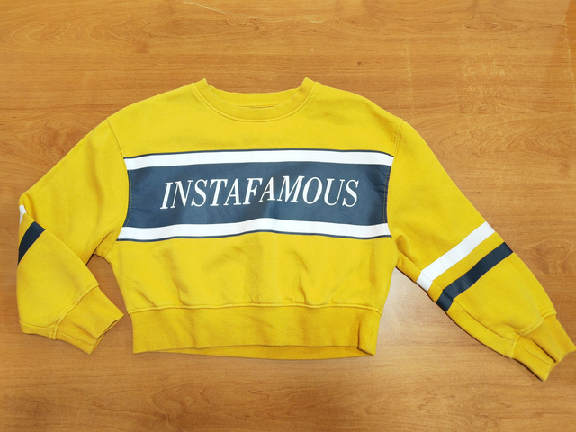 Sweat jaune 10 ans