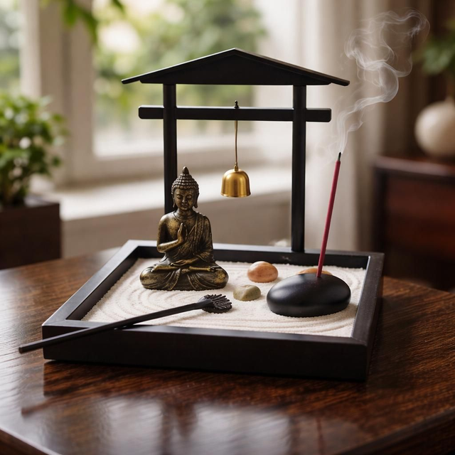 "Bouddha gong" - Jardin zen 