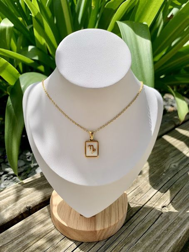 Collier Zodiaque Capricorne en Nacre
