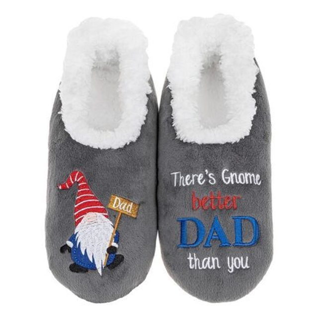 Snoozies Slippers There's Gnome Better Dad Than You