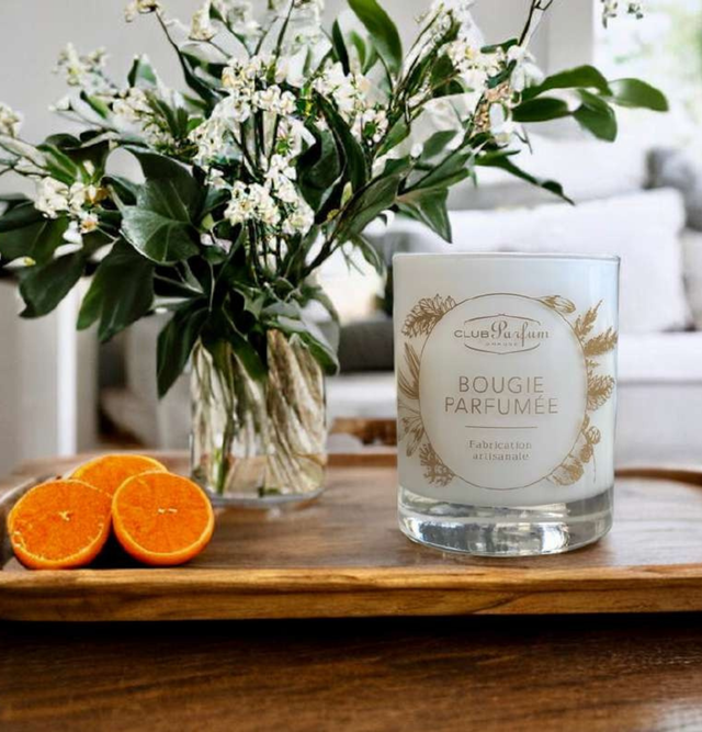 Bougie parfumée FLEUR D&#039;ORANGER 160g