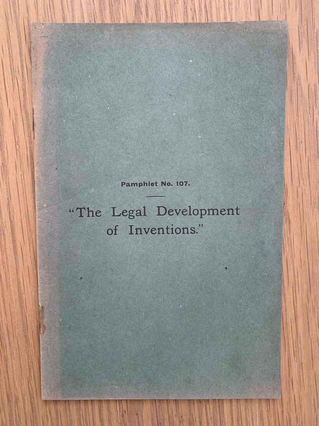 Swindon Engineering Society The Legal Development of Inventions GWR Mechanics