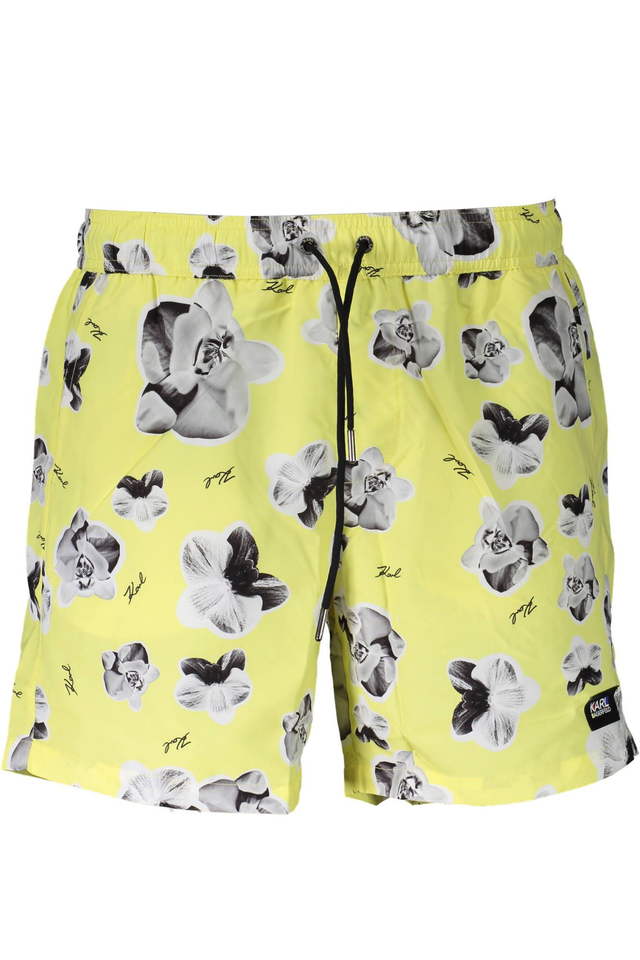 KARL LAGERFELD BEACHWEAR COSTUME PARTE SOTTO UOMO GIALLO