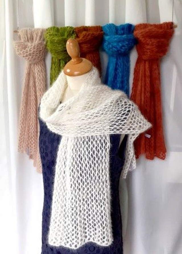 Echarpe angora Florine