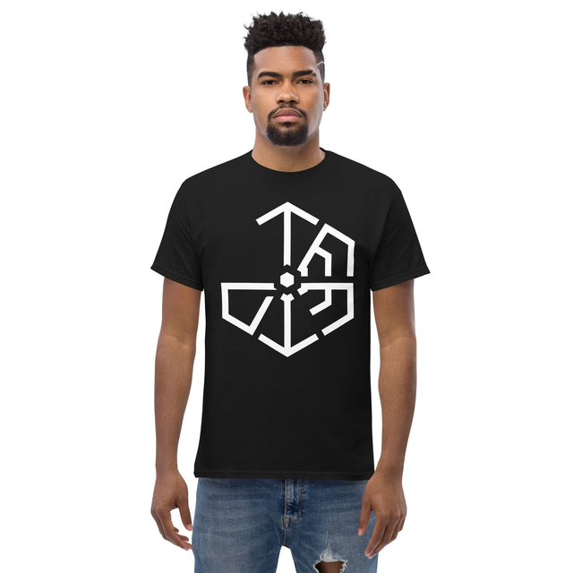 TEMIC logo unisex black shirt