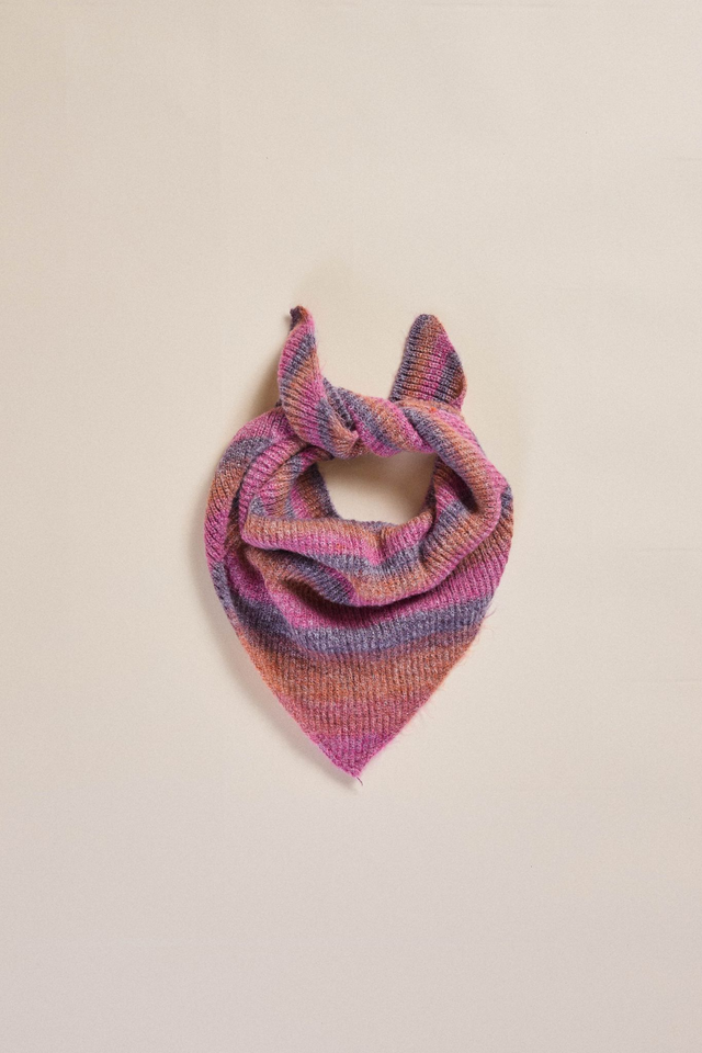 triangle châle changeant