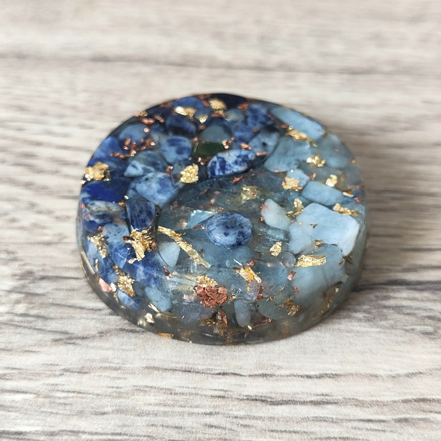 Palet yin et yang sodalite