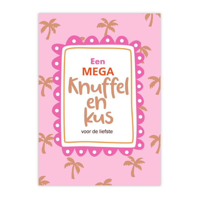 Kaart Sizzy Knuffel en kus