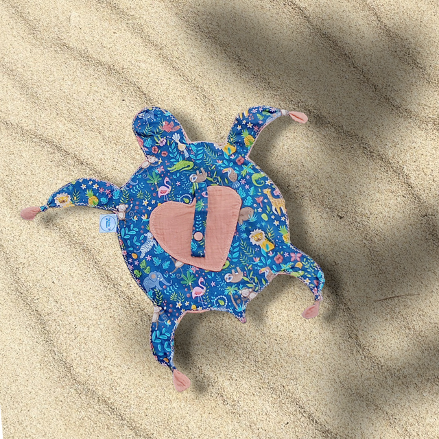 Doudou Tortue  Range Tétine Animaux