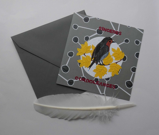 Le rouge-gorge des condoléances