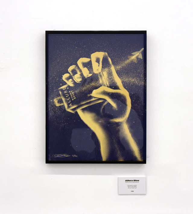 "Allure Bleue" -  Digigraphie - Signée et numérotée 1/94