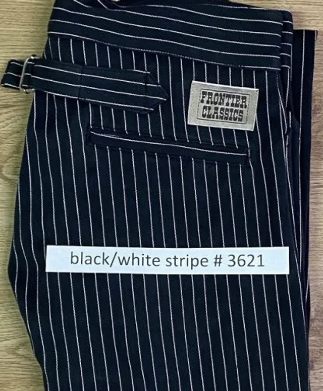 Drifter Trousers (black &amp; white #3621