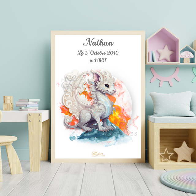 Affiche Bébé - Dragon