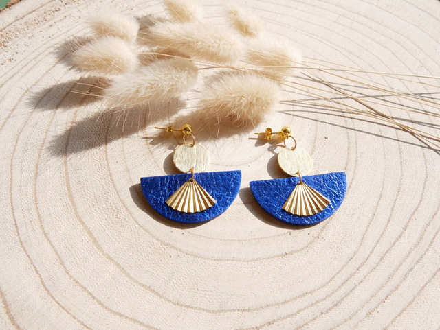 CALIE bleu métallisé