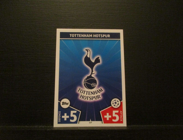 Tottenham Hotspur - UEFA Champions League Match Attax 2017/18 Original Trading Card #127