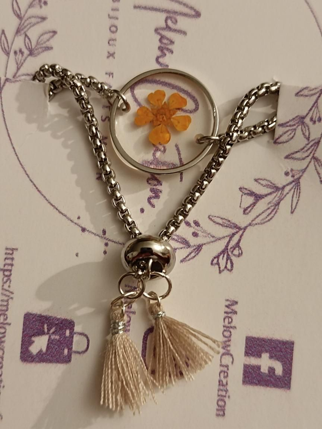 Bracelet pompons - Beige