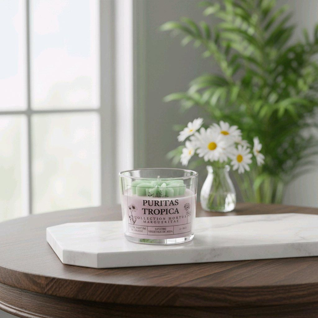 Bougie Puritas Tropica - Parfum anti tabac Tropical