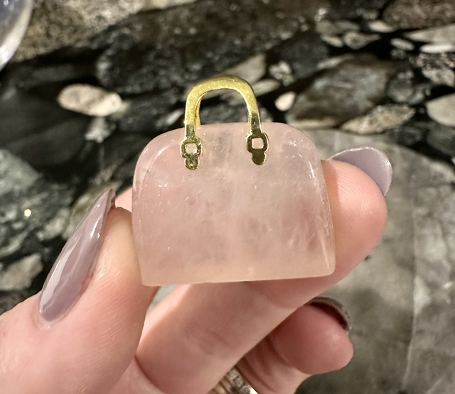 Rose Quartz Handbag