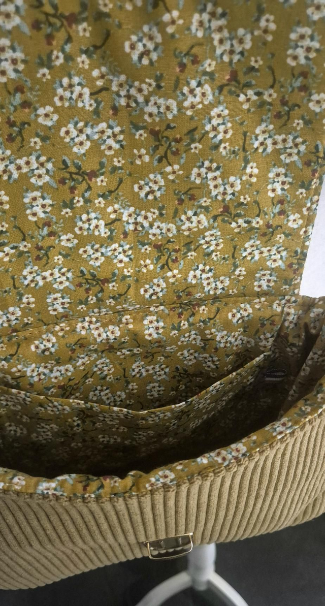 Sac "Alba" velours camel