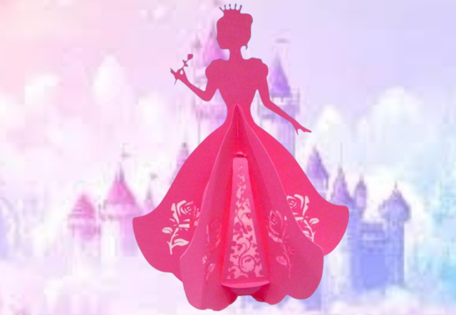 Lanterne Princesse rose