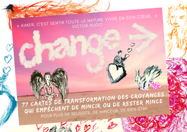 77 cartes roses