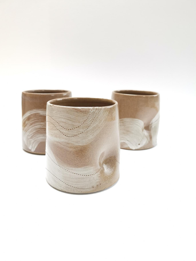 Thumbprint Tumbler - brushstroke 
