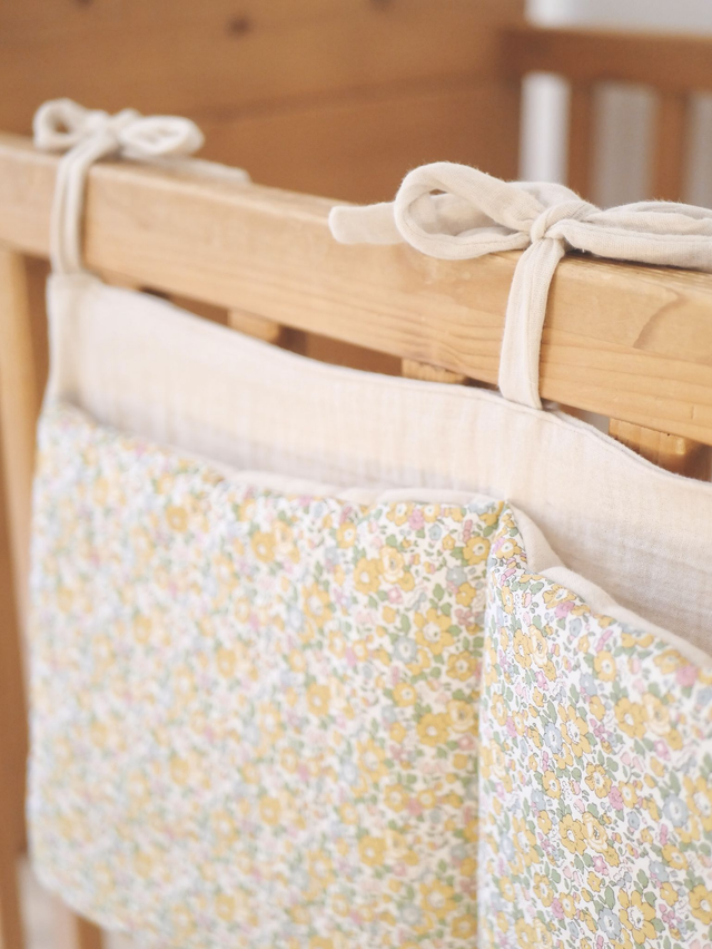 Pochette de lit à doudou - Collection Liberty